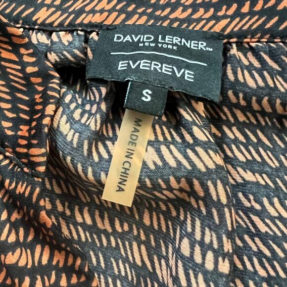 David Lerner x Evereve Bombay Stripes Long Sleeve Blouse - S - Picture 4 of 7